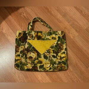 Vintage Mcm Floral Tote Bag handcrafted
